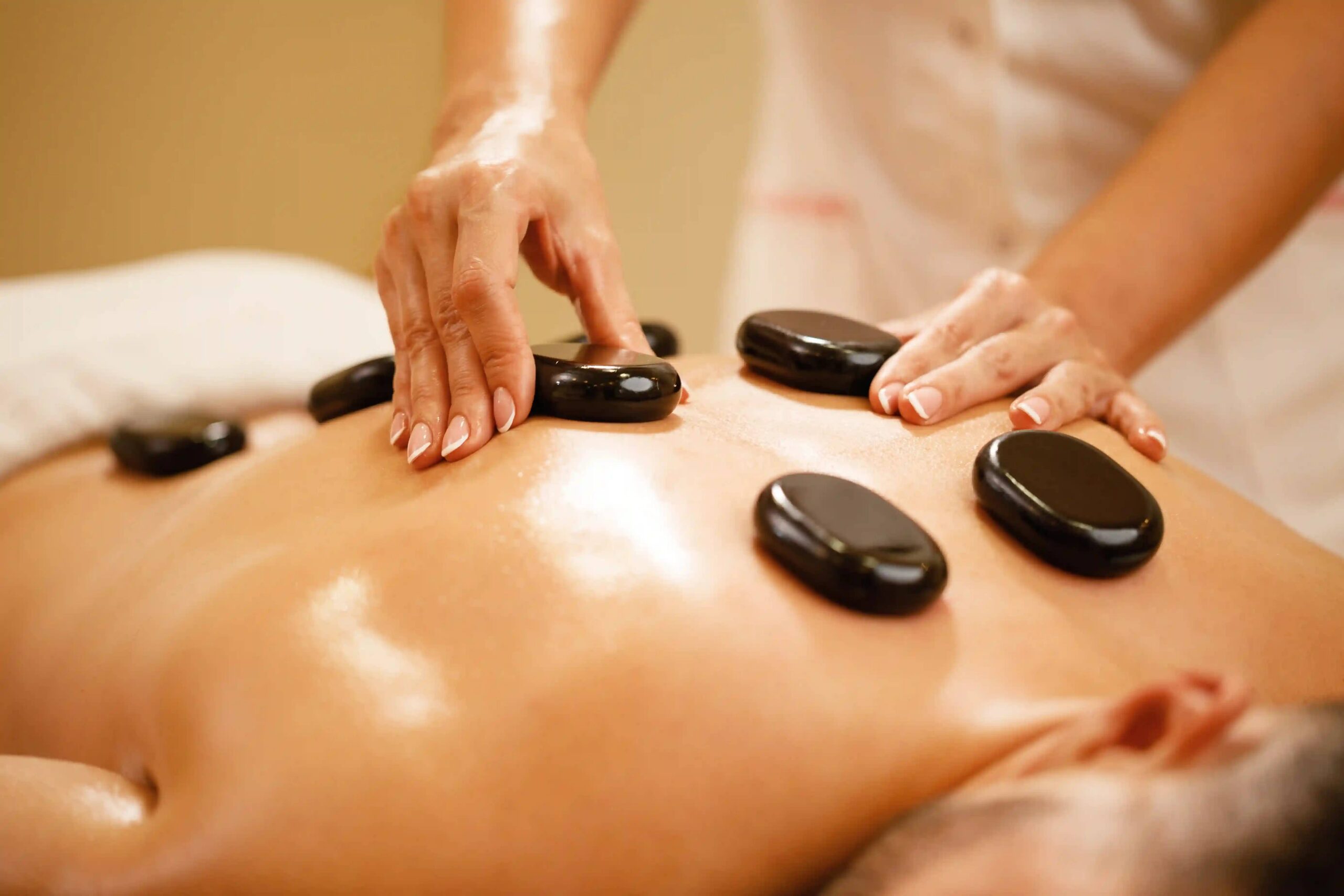 hot stone therapy